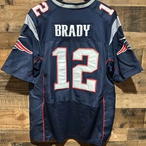 Tom Brady Jersey on field 48 blue